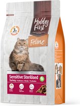 Hobby First Feline kattenvoer Sensitive Sterilised 4,5 kg - Kat
