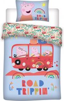 Peppa Pig Baby Dekbedovertrek Road Trippin - 100 x 135 cm - Katoen - incl Dekbed+Kussen KD®