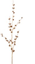 Viv! Home Luxuries Decoratietak Dennenappels - kunstbloem - 117cm - goud - topkwaliteit