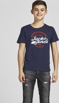 Jack & Jones Brat T-shirt - Jongens - navy - wit - zwart - rood