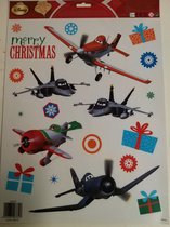 Raamstickers Disney Planes - kerst