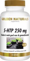 Golden Naturals 5-HTP 250mg (60 veganistische capsules)