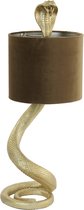 Tafellamp - Lamp - Slaapkamer Lamp - Goud - Slang - 68 cm hoog