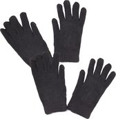 SK handschoenen heren winter - handschoenen heren - 2 stuks zwart