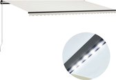 Everest Luifel handmatig uittrekbaar met LED 600x300 cm crème