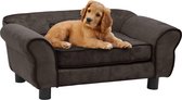Everest Hondenbank 72x45x30 cm pluche bruin