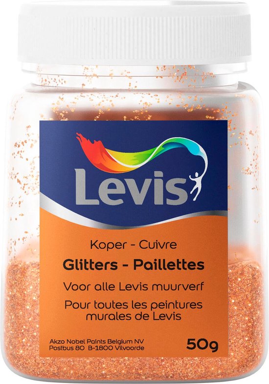 Levis Glitters Muur - Brons - 50GR