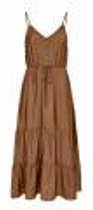 ONLY kleed sky midi strapp dress bruin BRUIN S