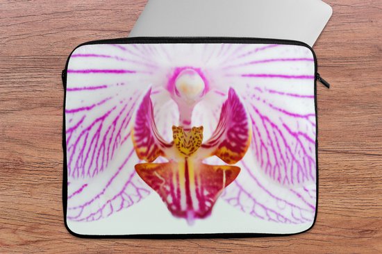 Housse pour ordinateur portable 17 pouces - Détail orchidée - Housse pour ordinateur portable