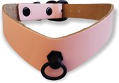 PROVOCATEUR - Leren V-Shape BDSM Collar met Ring - BDSM Halsband - Bondage Collar - Choker - Sexy Cadeau - Halsband voor Vrouwen - DDLG Collar - Baby Girl Day Collar - Skinny Colla