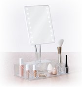 Five® | Make up spiegel met verlichting - make up spiegel met led verlichting - make up organizer - make up organizer transparant