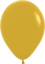 Sempertex Ballonnen Fashion Mustard | 50 stuk | 5 inch | 13cm | Miniballonnen