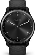 Garmin Vivomove Sport Hybrid smartwatch - Echte wijzers - Verborgen touchscreen - Connected GPS - Zwart
