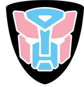Sticker - Contour Transformer - Transgender - LGBT+ - Regenboog - Pride