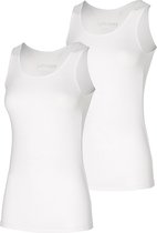 Apollo | Bamboe hemd dames | Wit | Maat L | 2-Pak | Dames Hemd