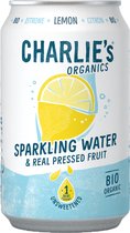 Charlie's Organics | Sparkling Water Lemon Bio | 12 x 33 cl