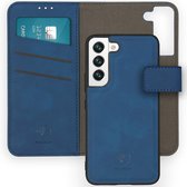 iMoshion Uitneembare 2-in-1 Luxe Booktype Samsung Galaxy S22 hoesje - Donkerblauw