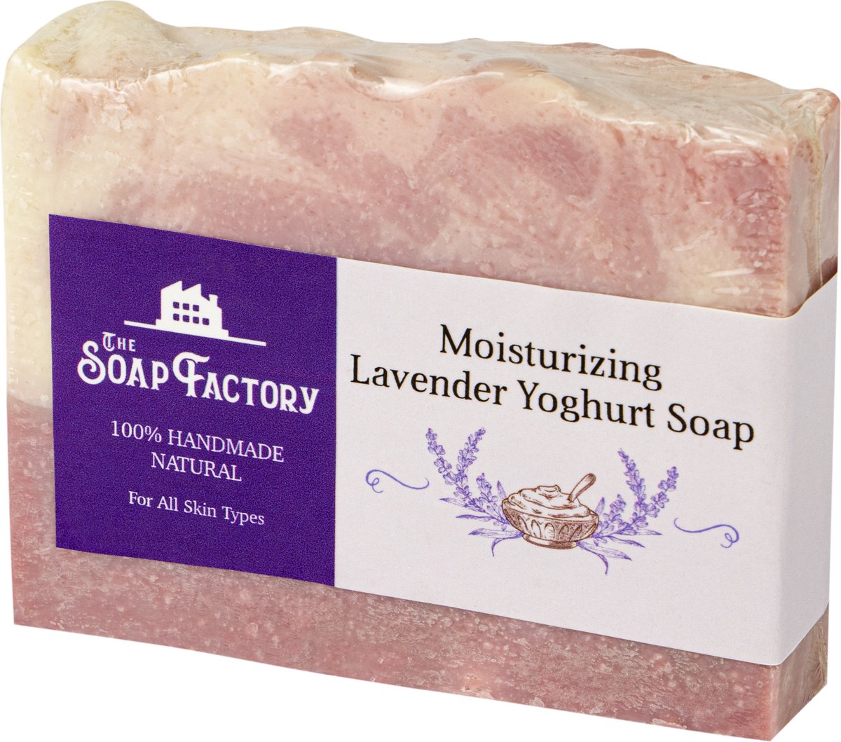 The Soap Factory Refreshing Lavender-Yoghurt Soap
