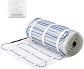 Set 2,5m2 Mat 150Watt/m² + Thermostaat | Vloerverwarmingsmat Set 2,5m² | 150Watt/m² + gratis WARMUP Mstat AAN/UIT thermostaat | Elektrische vloerverwarming