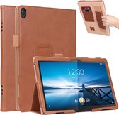 Luxe stand flip cover hoes - Lenovo Tab M10 (x605F) - Bruin