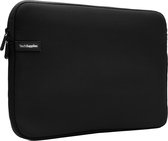 Tech Supplies - Waterdichte laptoptas - Soft Touch - Laptop sleeve 13,3" - Dubbele Ritssluiting - Soft Touch - Laptophoes - 13 inch - Extra bescherming (Zwart)