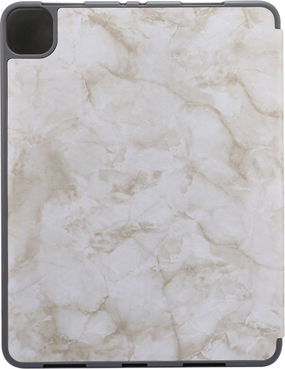 Apple iPad Pro 11 (2021) Hoes | Leren iPad Book Case | iPad Hoesje | Grijs