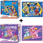 2 x Puzzel Paw Patrol 100 stukjes