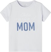 Name it t-shirt meisjes - blauw - NMFbest - maat 86