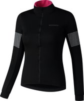 SHIMANO KAEDE ISOLEREND WINDSHIRT Fietsshirt lange mouwen dames zwart-M