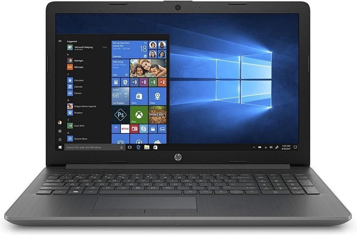 HP 15-DB1100NY 15.6" FullHD laptop - Ryzen 5 3500U - 32GB - 256GB SSD + 1.0TB harde schijf - Windows 10 Pro