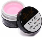 UV GEL Manicure Glue Nail Gel Based Adhesive Glue Gel Polish Tool Manicure Clear Pink.