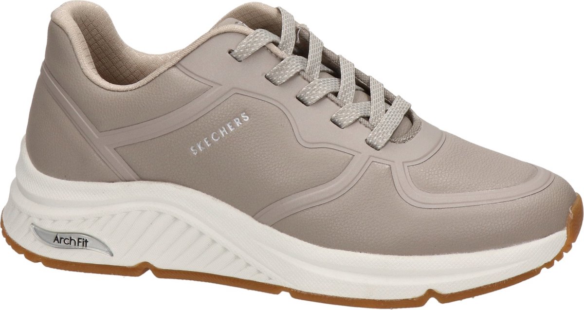 Skechers Arch Fit S-Miles- Mile Makers Dames Sneakers - Taupe - Maat 40 |  bol.com