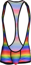 Andrew Christian - Pride Mesh Singlet - Maat M - Regenboog Singlet - Wrestling Singlet