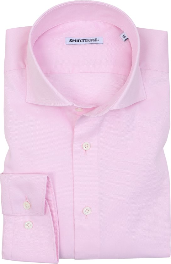 CHEMISE | Harrier | Chemise | ROSE | Royal Oxford | 100% coton | Compatible avec le fer | Boutons en nacre | Shirts Premium | Taille 40