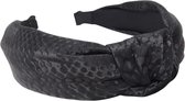 Jessidress® Hoofdband met vaste knot Haar Diadeem Dames Haarband - Zwart