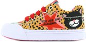 Sneakers | Meisjes | yellow orange print | Canvas | Go Banana's | Maat 21