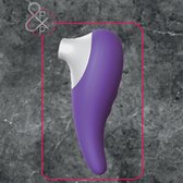 Plug&Play | Thomas | Luchtdruk vibrator | dual function | purple