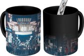 Magische Mok - Foto op Warmte Mok - Dontonbori in de nacht - 350 ML - Uitdeelcadeautjes