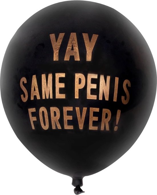 10 Yay Same Penis Forever! Ballonnen - Vrijgezellenfeest vrouw – Decoratie  - Feest versiering