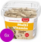 Sanal Multi Vitamin Cat Treats - Kattensnack - 6 x 100 g