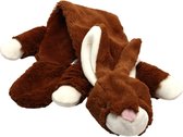 Happy Pet Unstuffed Pluche Konijn - 60 x 20 x 5 cm