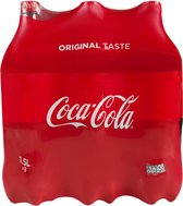 Coca Cola PET - 2 x 6 Flessen - 1.5 L