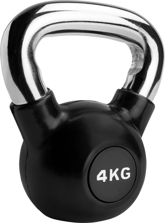 Core-Power Cast Iron Kettlebell, 28 kg, Cast Iron Dumbbell, 4-32 kg
