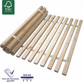 Lattenbodem - Hout - 28 elastische latten – duurzaam - 120x200