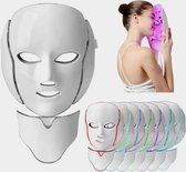LED Masker | 7 kleuren LED lichttherapie masker | Huidverzorging | Huidverjongingsapparaat | Veilig voor alle huidtypes