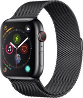 Devia Elegant Series Milanese Loop Roestvrij Staal Bandje voor Apple Watch SE (40mm) - Space