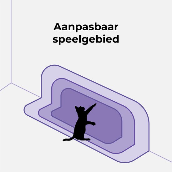 Pettadore Play Red Dot - Laser Kattenspeeltjes - Autoplay en via Bluetooth Handmatig in App - Kattenspeelgoed - Laserpen