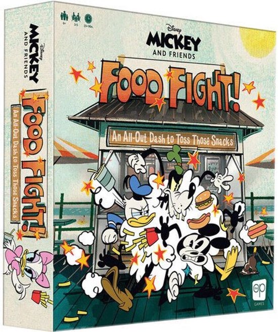 Afbeelding van het spel Disney Board Game - Mickey and Friends Food Fight