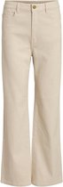 Vila Jeans Viwidey Gandhia Hw Wide Jeans/ln 14072061 Natural Melange Dames Maat - W38 X L32