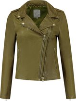 Goosecraft Jas Gc Biker513 102221020 Harbour Green Dames Maat - M